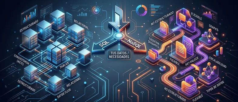 Cómo elegir entre base de datos SQL y NoSQL sin arrepentirte después