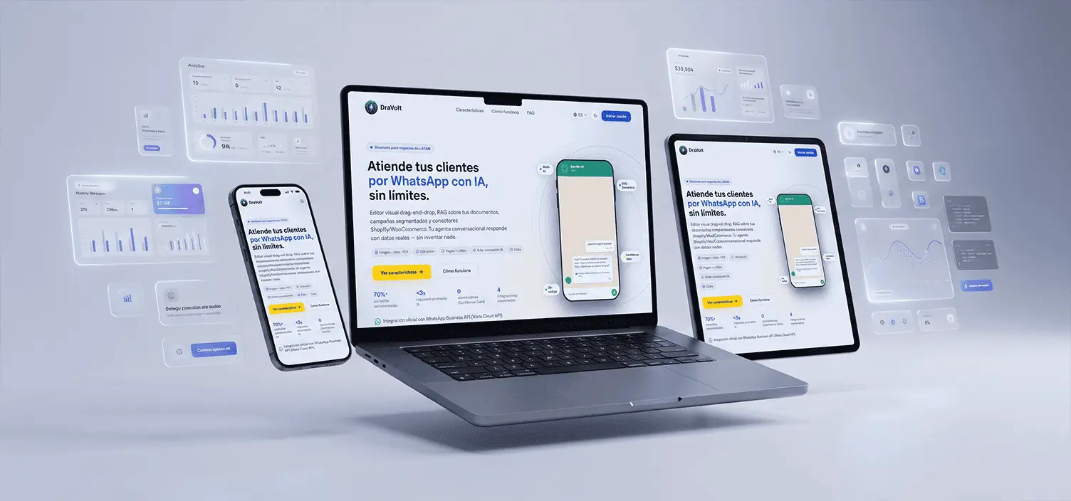 Plataforma DraVolt de agentes de IA — DraVolt