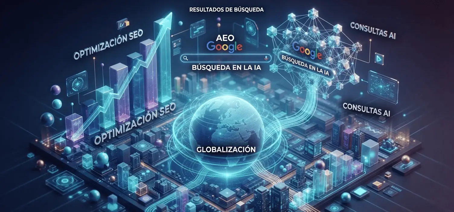 SEO, GEO y AEO la guía para posicionar tu marca en Google y en la IA