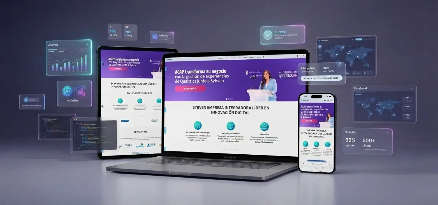 Rediseño de portal corporativo con WordPress y Divi — Sybven