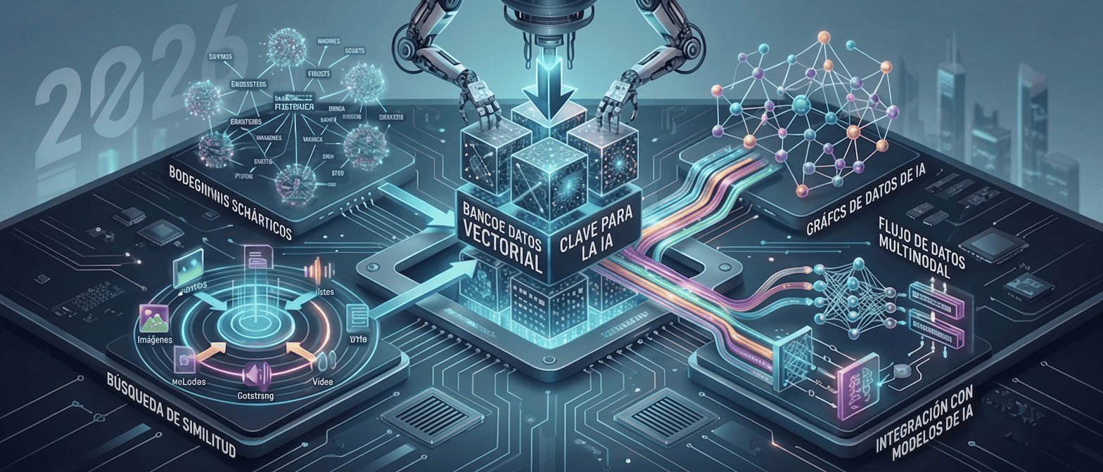 Bases de datos vectoriales: la nueva pieza clave para la inteligencia artificial en 2026