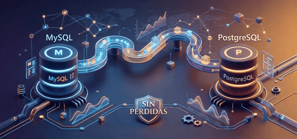 Como migrar de MySQL a PostgreSQL sin perder datos (guia paso a paso)
