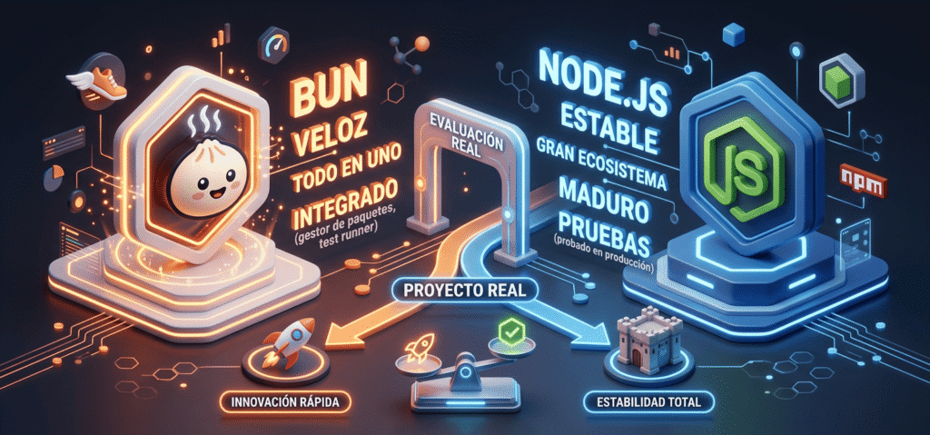 Qué es Bun y si ya vale la pena reemplazar Node.js en un proyecto real